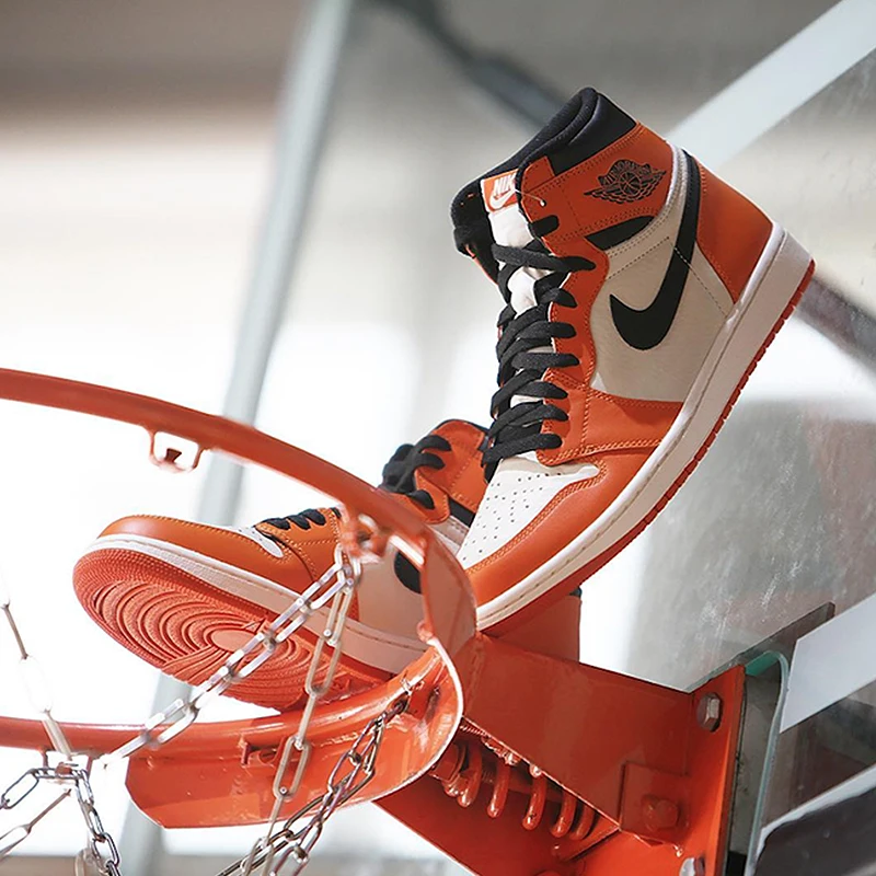 Оригинальные оригинальные мужские баскетбольные кроссовки Air Jordan 1 в стиле ретро, спортивная обувь, Классическая мода, 555088-403