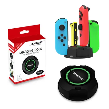 

4pcs Switch Joy-Con Charging Dock Round Shape four charging port for N-switch game controller