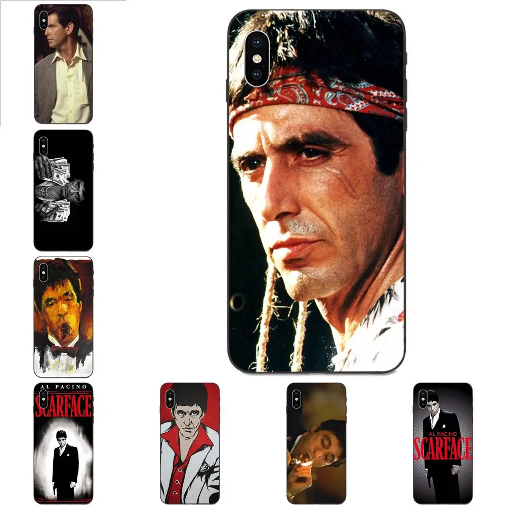 Мягкий модный чехол для Apple iPhone 4 4S 5 5S SE 6 6S 7 8 11 Plus X XS Max XR Pro Scarface Al Pacino заготовка