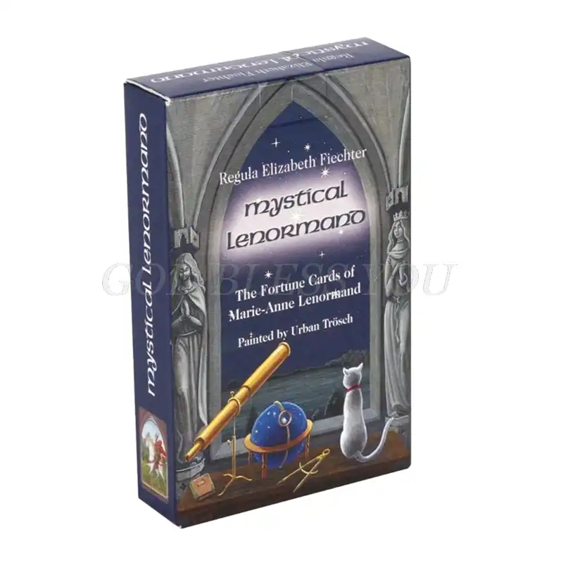 Мистические карты Lenormand с изображением оракла полностью английские колода