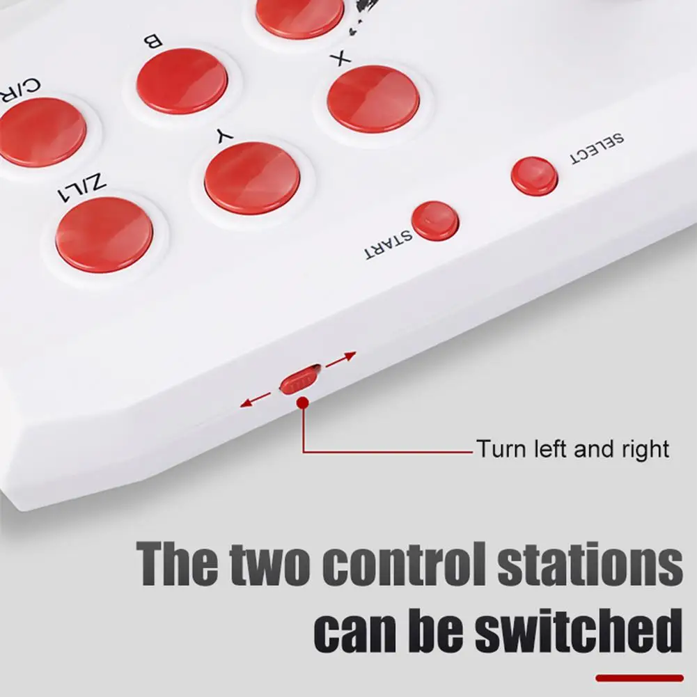 Two-person Wireless Arcade Joystick Game Consoles Built-in 2000 Games HDMIcompatible HD Output Small Fighting Arcade Console