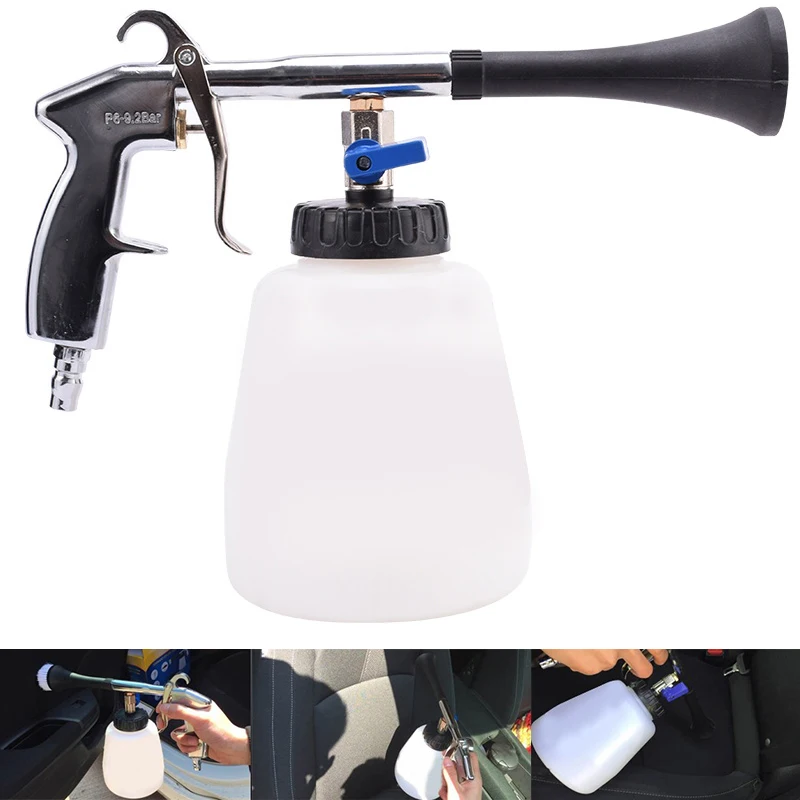 Car Cleaning Gun Car Interior Cleaner Tool High Pressure Car Washer Dry Cleaning Gun Dust Remover Automobiles Water Gun Clean