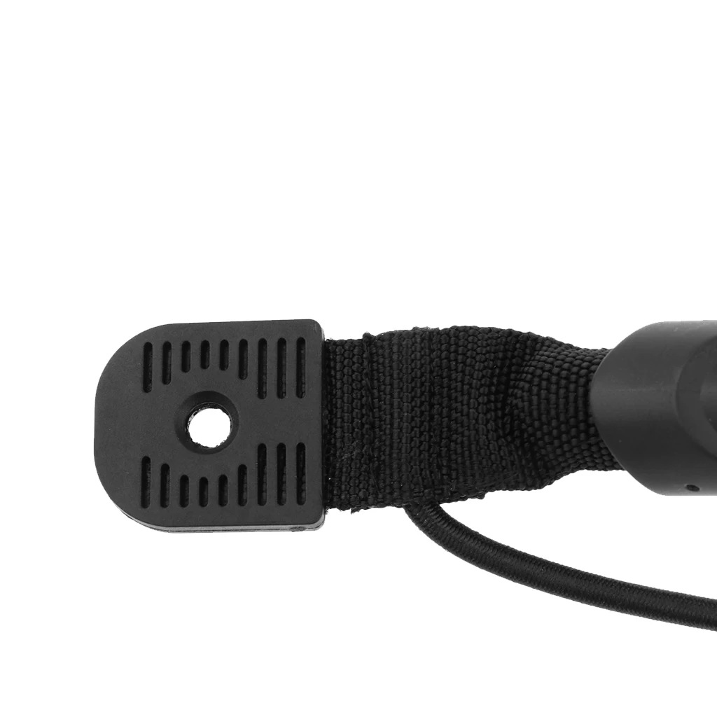 4 Pieces Spare Black Kayak Canoe Boat Side Mount Carry Handles Kit with Elastic Cord