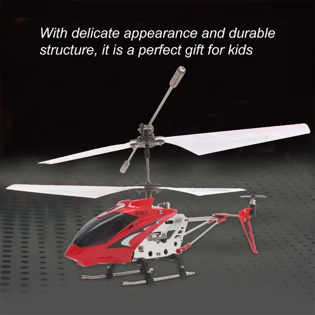 Syma S107G гироскоп металлический инфракрасный радиоприемник 3CH Мини вертолет Радиоуправляемый Летающий Дрон для игрушек подарок RTF