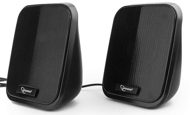 Компьютерная акустика 2.0 Gembird SPK-100 черная 6 Вт рег. громкости питание USB МДФ |