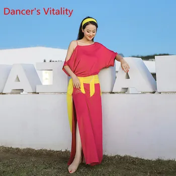 

New Belly Dance Training Dress exquisite tassel folk robe Baladi Dress shaabi performance dress Women saidi Clothes Abult Suit