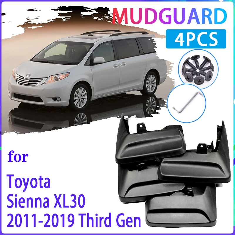 Автомобильные Брызговики для Toyota Sienna XL30 2011 ~ 2019 2012 2013 2014 2015 2016 брызговики