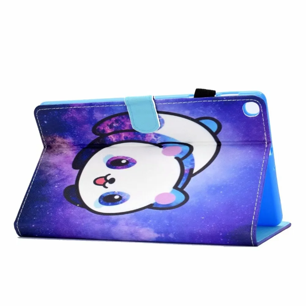 Кожаный PU смарт-чехол для Samsung Galaxy Tab A 10,1 T510 T515 SM-T510 SM-T515 чехол Funda планшет модный окрашенный Стенд чехол