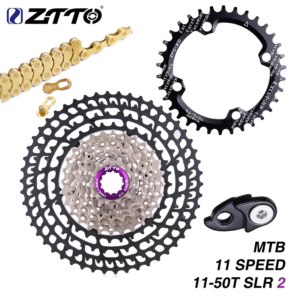 Велосипед ZTTO MTB 11s 11 50T SLR2 кассета скоростей широкое соотношение Сверхлегкий k7 11S 50t