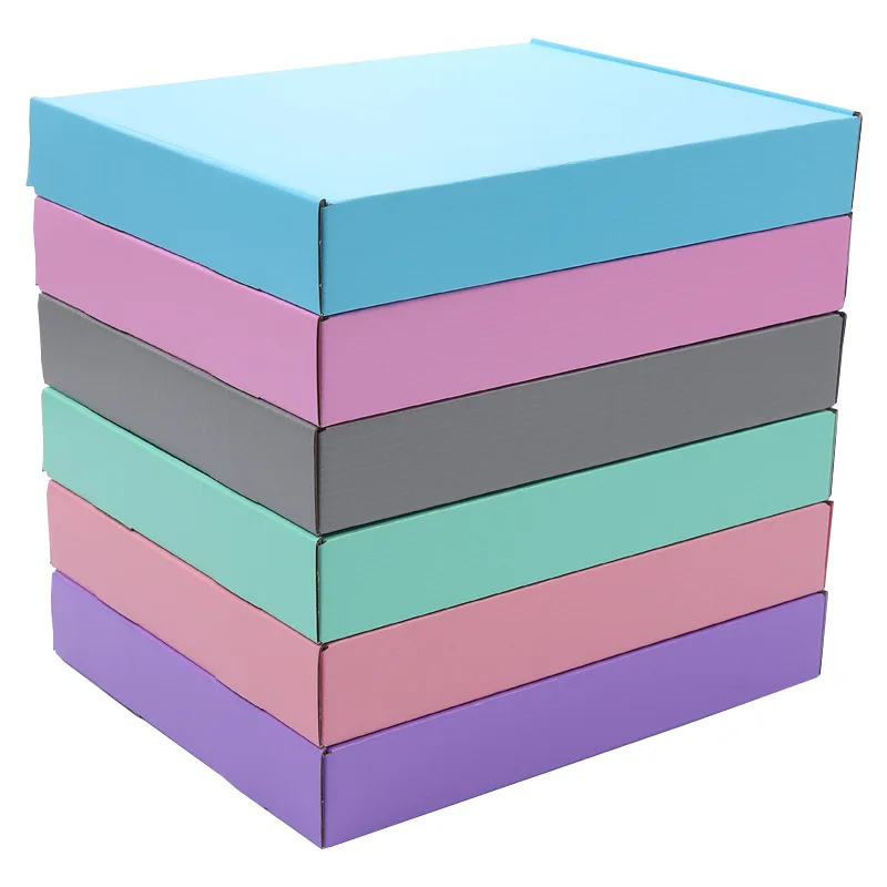 10 шт/коробка крафт цвет посылка маленькая Подарочная коробка пустой 3-слойная Гофрированная коробка могут быть выполнены по индивидуальному заказу Размер И Напечатанным логотипом