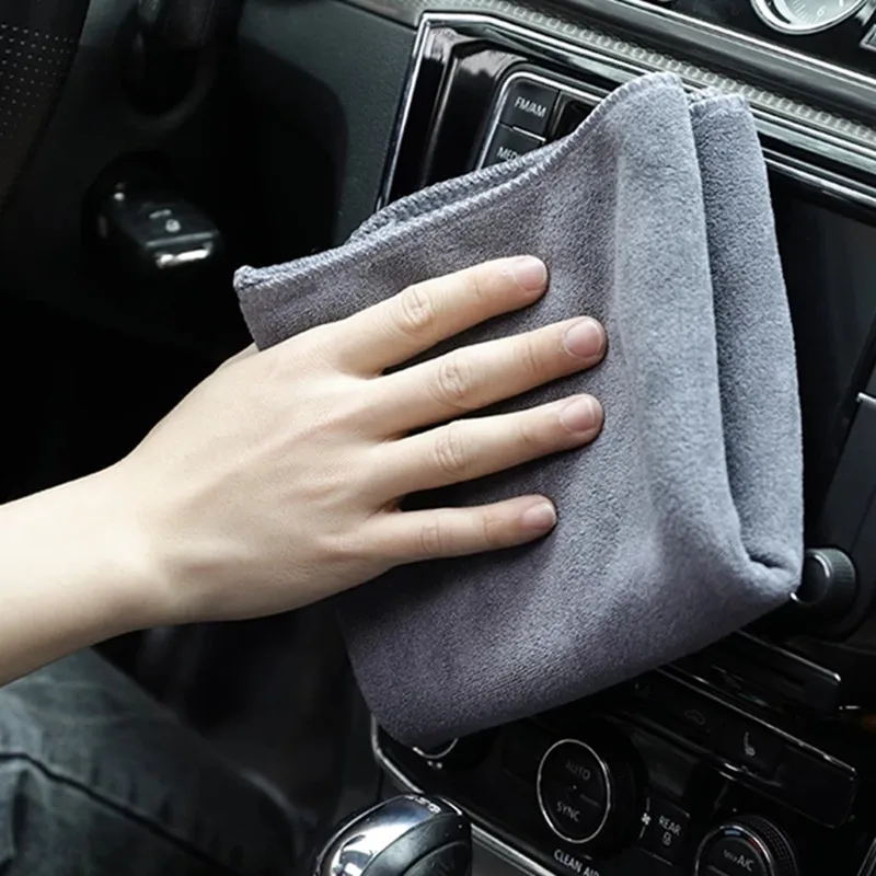 1PC 30/40/60cm Wiping Rags Efficient Microfiber Super Soft Absorbent Towel Car Wash Care Home Cleaning Towel Drying Cloth Towels microfiber towel cleaning cloth microfiber wash towel towel cleaning cloth