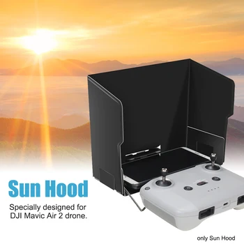 

Portable Phone Screen PU Remote Controller Mount Professional Sun Hood For DJI Mavic Air 2 Sunshade Prevent Glare Foldable