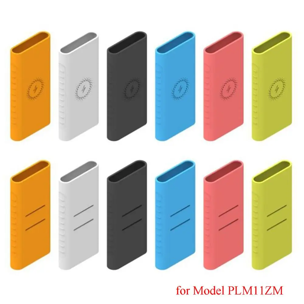 Soft Silicone Protective Case Cover Sleeve Skin for NEW Xiaomi Mi Power Bank 3 10000mAh Power Bank PLM11ZM Gadgets