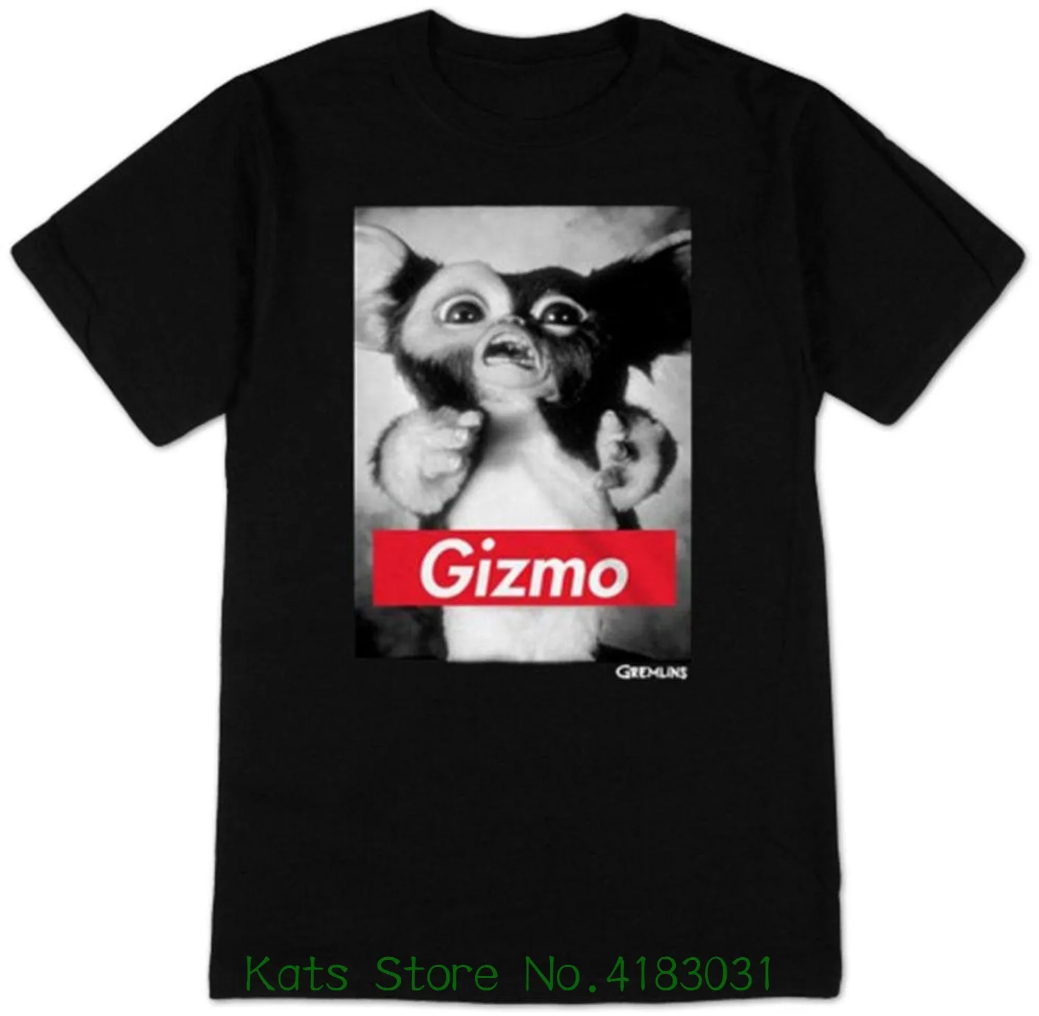 Футболка Gremlins Gizmo с графическим рисунком футболка круглым вырезом летние модные