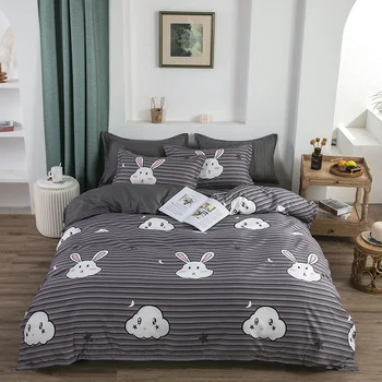 

Cartoon Duvet Cover 220x240 Pillowcase 3Pcs，Bedding Set， Child Quilt Cover 135x200，200x200 Bed Cover, Blanket Cover，Bed Sheet