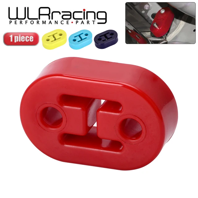 WLR - Diameter 11mm 2 Holes Universal Car Polyurethane Exhaust Tail Pipe Mount Brackets Hanger Insulator WLR8952