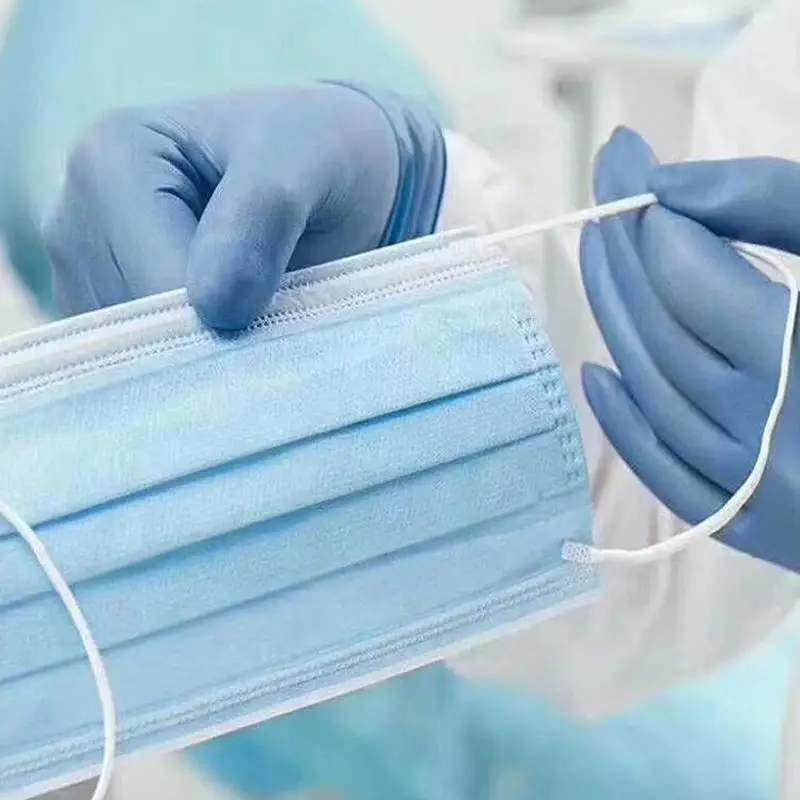 

Hot Sale 50Pcs Solid Color Face Mouth Masks Non Woven Disposable Anti-Dust Earloops Masks PM2.5