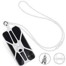 

Hot Sale Universal Silicone Cell Phone Lanyard Holder Case Cover Phone Neck Strap Necklace Sling For Smart Mobile Phone