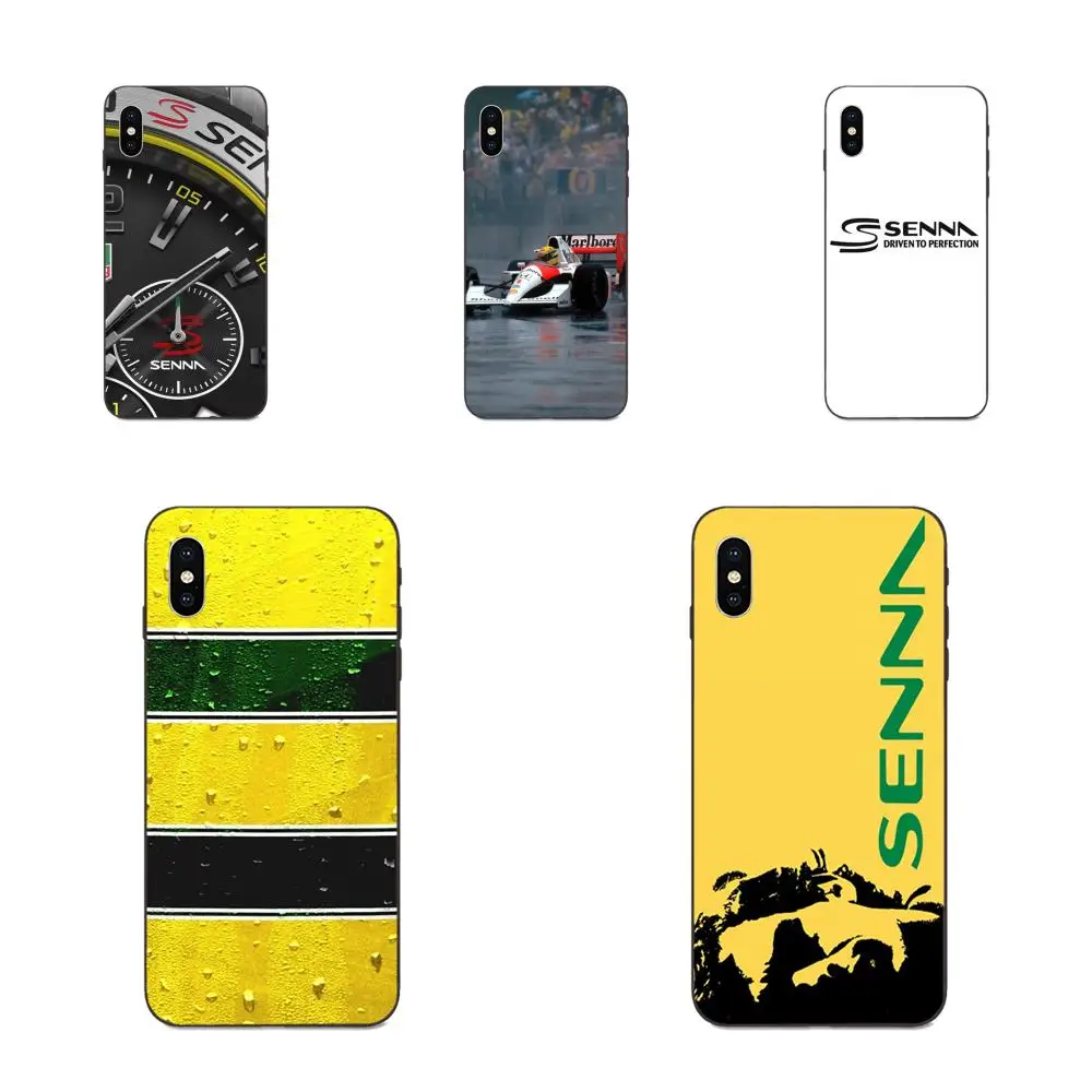 For Xiaomi Redmi Note 3 3S 4 4A 4X 5 5A 6 6A 7 7A K20 Plus Pro S2 Y2 Y3 Soft TPU Cover Ayrton Senna Drive Racing Star Logo | Мобильные