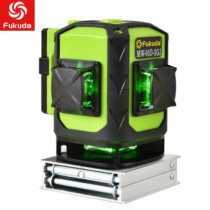 

Fukuda Laser Level 16/12 lines green line 3D Self-Leveling 360 Horizontal And Vertical Super Powerful Laser level green Beam