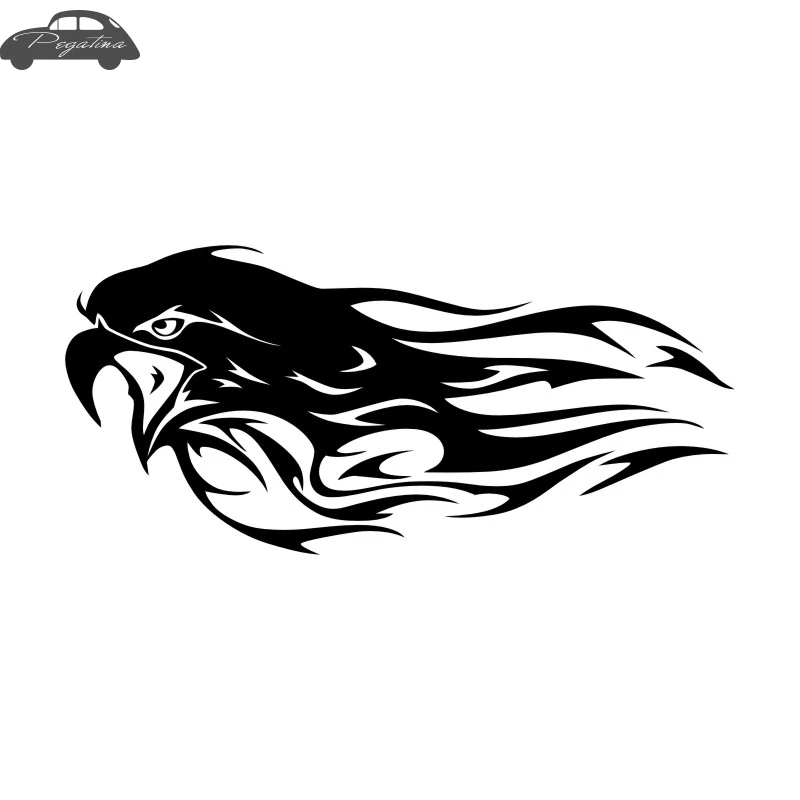 Pegatina Eagle Car Door Aigle Sticker Hawk Decal Long Decal Posters Wall Decals Quadro Parede Decor Mural Wild Animal Sticker