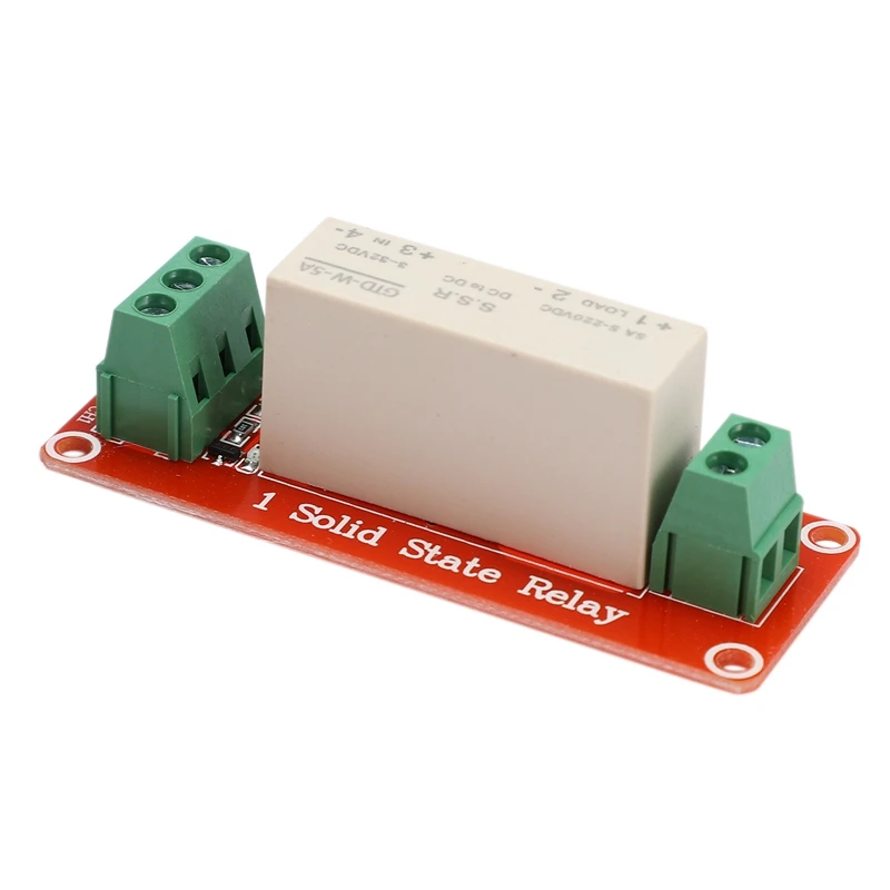 1 канал SSR твердотельный релейный модуль высокий-низкий триггер 5A 3-32V для Arduino Uno R3