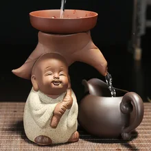 Творческая глина ситечко для чая монахский Чай Ситечко керамический Чайный фильтр украшение кунг-фу чайный сервиз аксессуары поставки чайная церемония