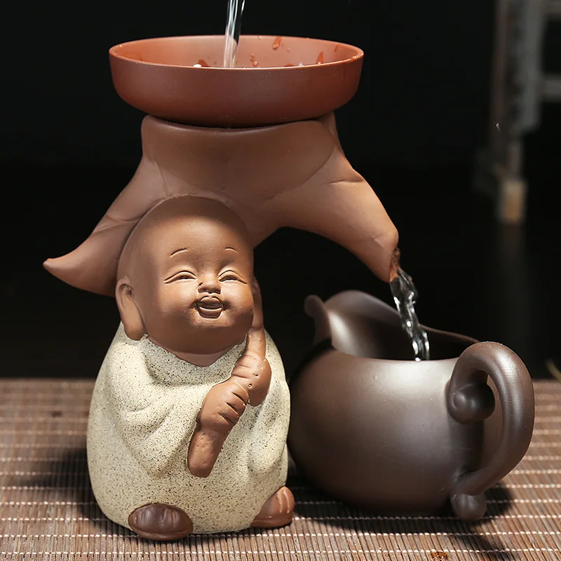 

Creative Clay Tea Strainer Monk Tea Strainer Ceramic Tea Filter Decoration Kung Fu Tea Set Accessories Supplies Tea Ceremony