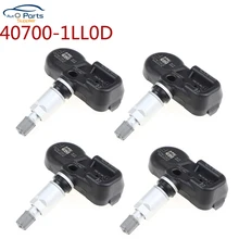 4 шт. 40700-1LL0D датчик давления в шинах TPMS для NISSAN tpms сенсор 407001LL0D 40700 1LL0D