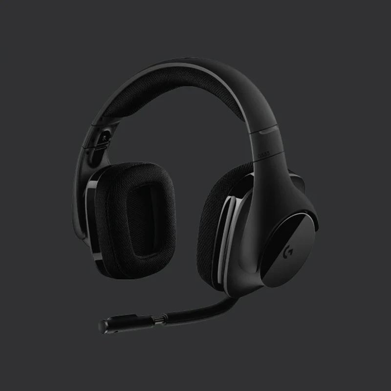 Redaktør Stille Rød dato Logitech G533 Wireless Gaming Headset With Dts 7.1 Surround  Noise-cancelling Microphone Headphone 15hours Battery Life - Earphones &  Headphones - AliExpress