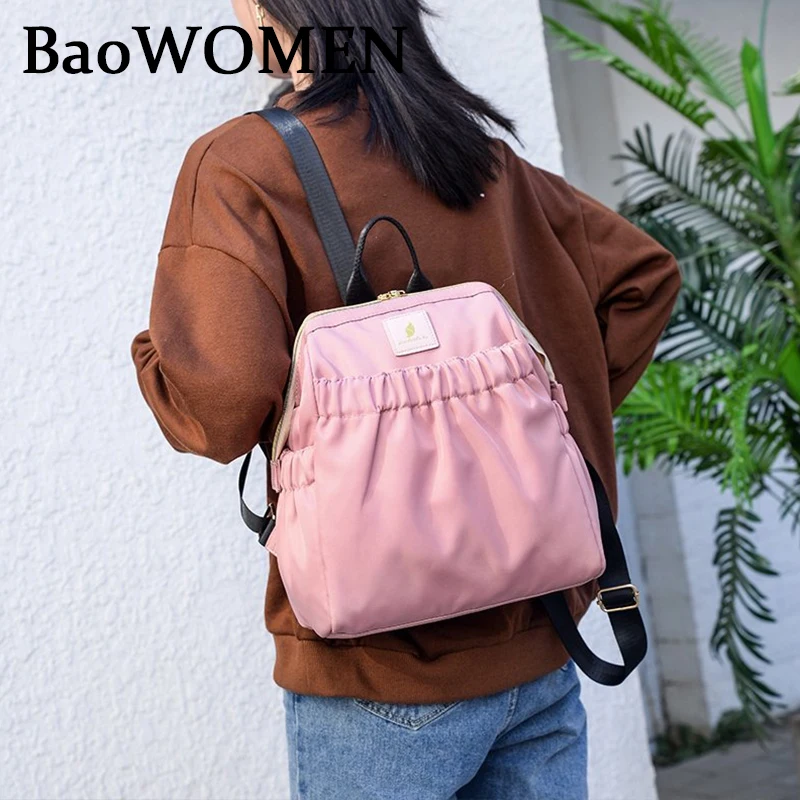 

Роскошный женский рюкзак BaoWomen, дизайнерская Персонализированная Студенческая сумка из ткани Оксфорд, Водонепроницаемые многофункциональные дорожные сумки для девочек