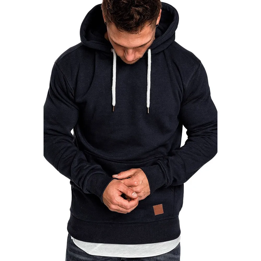 

2019 New Mens Long Sleeve Autumn Winter Casual Sweatshirt Hoodies Top Blouse Tracksuits