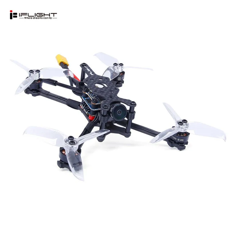 

High Quality iFlight TurboBee 120RS 2-4s Micro FPV Racing RC Drone with Camera HD SucceX Micro F4 12A 200mW Turbo Eos2 PNP BNF