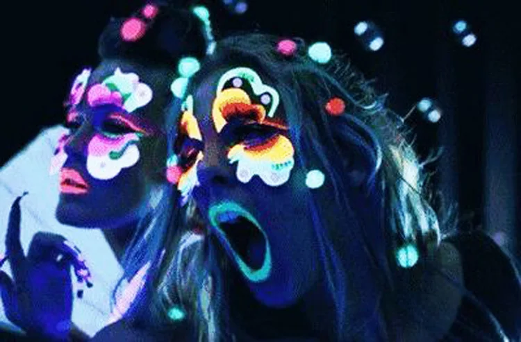 24 Color/10ml aqueous acrylic paint luminous paint luminous paint painting artistic painting graffiti paint pigment painted body