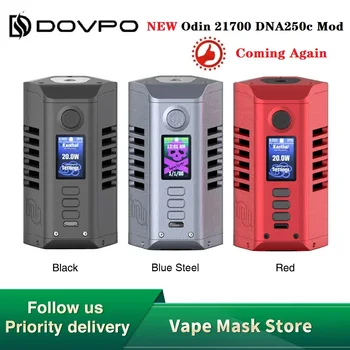 

New Original Dovpo Odin DNA250C Box Mod Power by Dual 21700 battery fit Atomizer 510 Thread vape tank E cig DNA Mod VS Swag 2