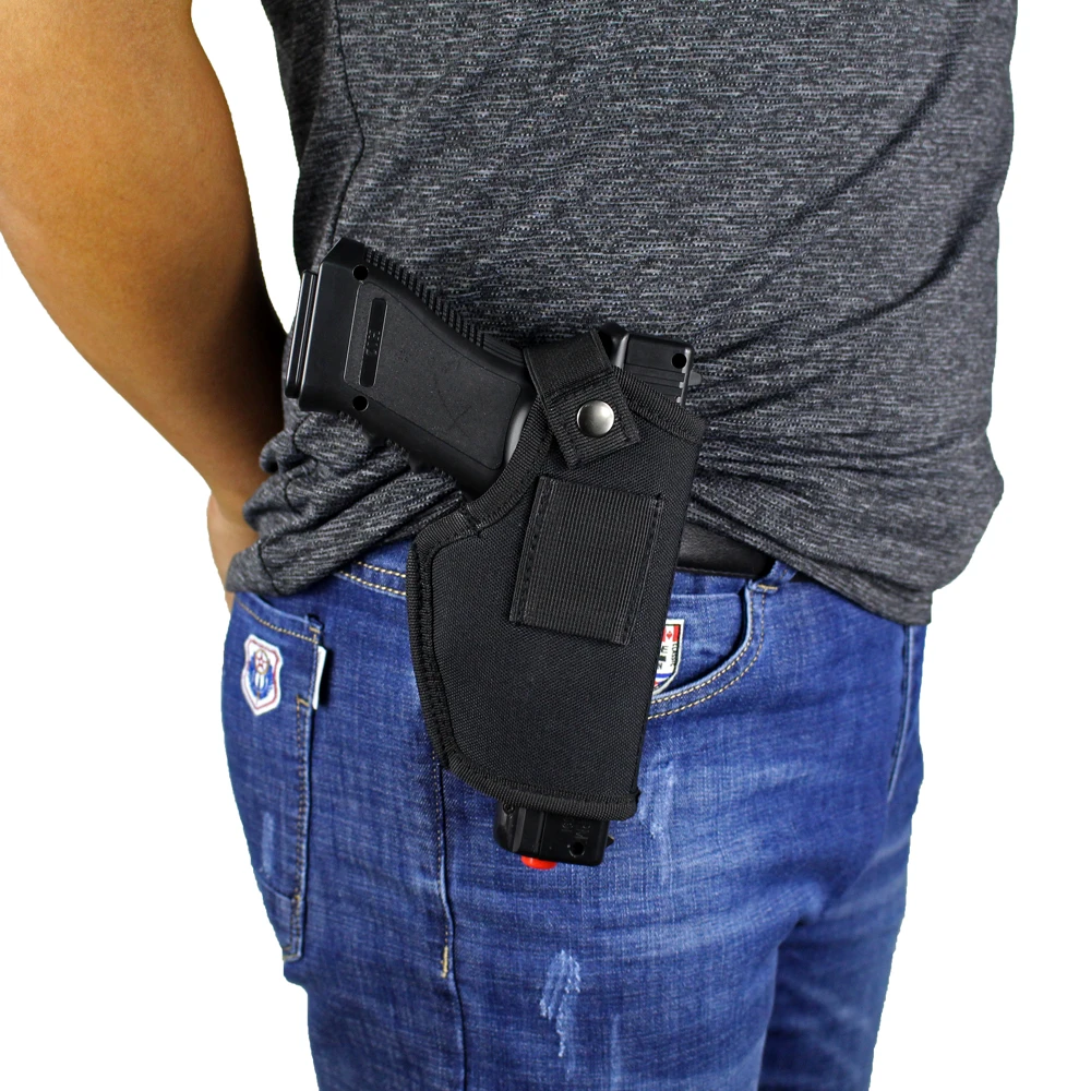 

Gun Clip Holster Ultimate Concealed Carry IWB OWB Holster for Right Hand or Left Hand Draw fits Subcompact to Large Handguns