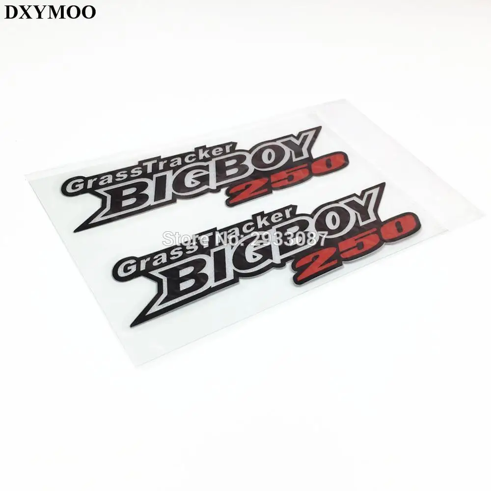 

1 Pair Reflective Stickers Motorcycle Helmet Car Sticker Decals Vinyl for GrassTracker BIGBOY 250