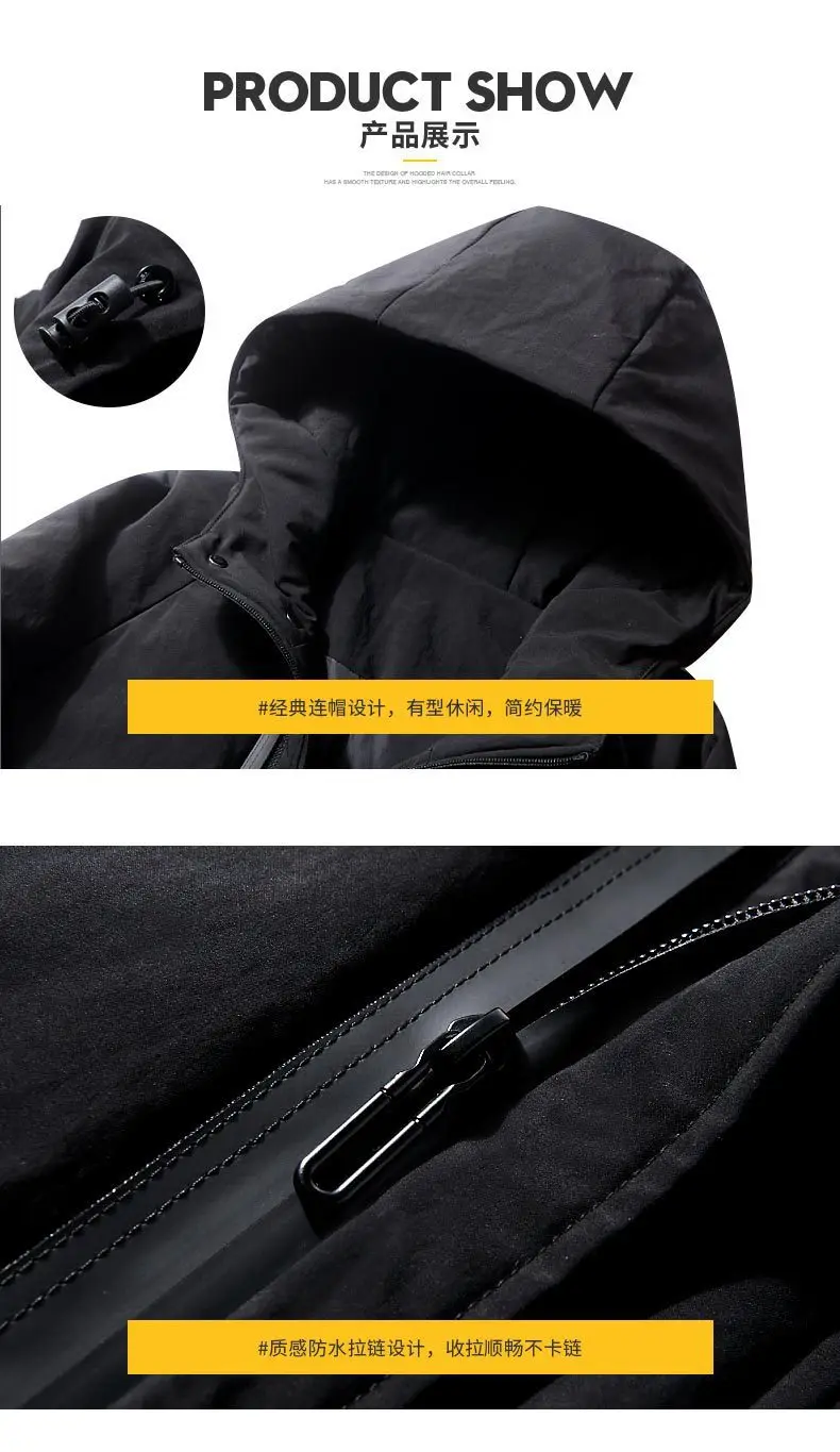 New Style MEN'S down Jacket Short Handsome Men Thick Korean-style Trend Hooded Coat