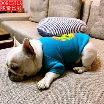 

Dog clothes Spring and autumn new brand clothing Japanese cotton elastic puppy pet clothes french bulldog
