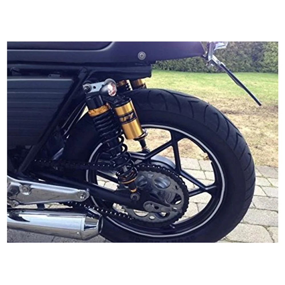 Новые универсальные 1" 280 мм Регулируемые мотоциклетные пневматические амортизаторы задняя подвеска для мотора Yamaha скутера с круглой головкой многоцветный