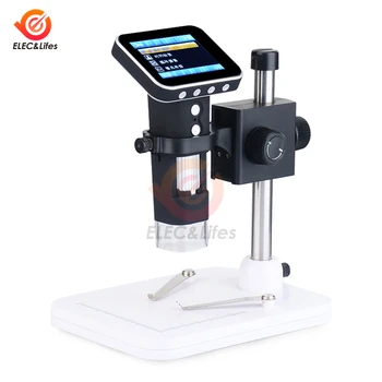 

500X 2.4 Inch HD LCD Digital microscope usb electronic video microscope PC Camera PCB board SMT Welding Repair Magnifier + stand