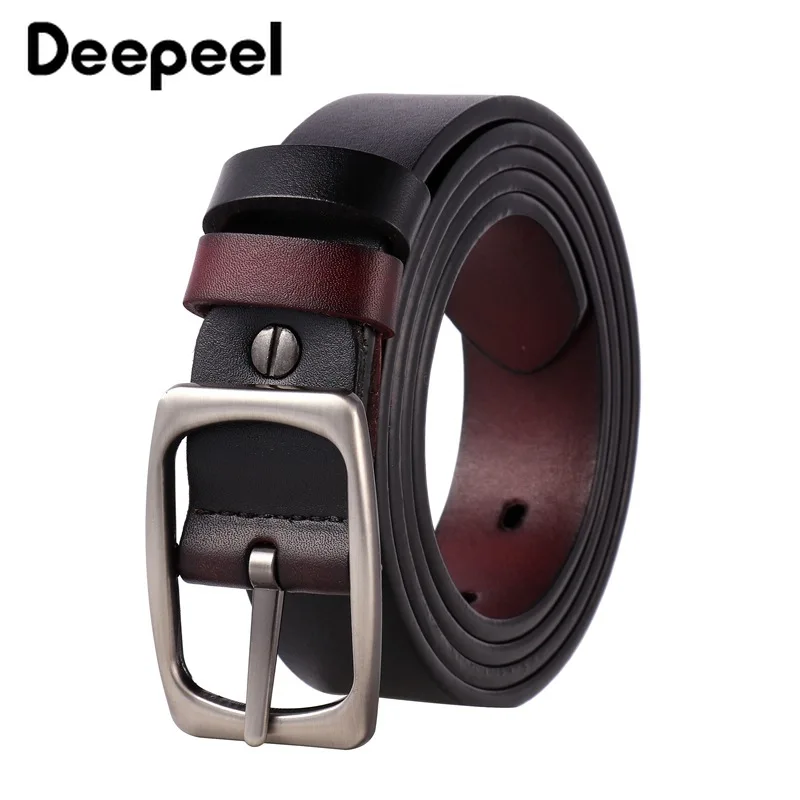Deepeel, 1 шт., 2,8 см* 105 см-130 см, женское кожаное японское слово, пряжка, ремень, повседневные ремни для девушек и молодых студентов YK663 - Цвет: Black