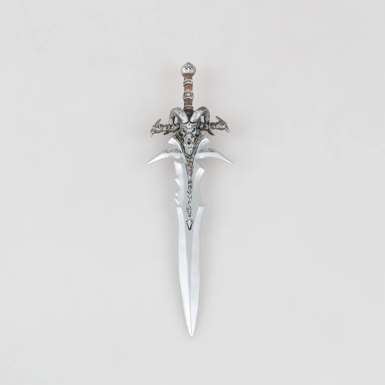 [Забавная] Игра WOW Lich королевский меч Frostmourne фигурка светодиодный светильник Статуя Коллекционная модель ПВХ игрушка детский подарок