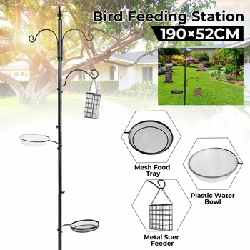 

190x52cm Garden Bird Feeding Feeder Station Floor Mounted Wild outdoor Bird Feeder Station For Garden