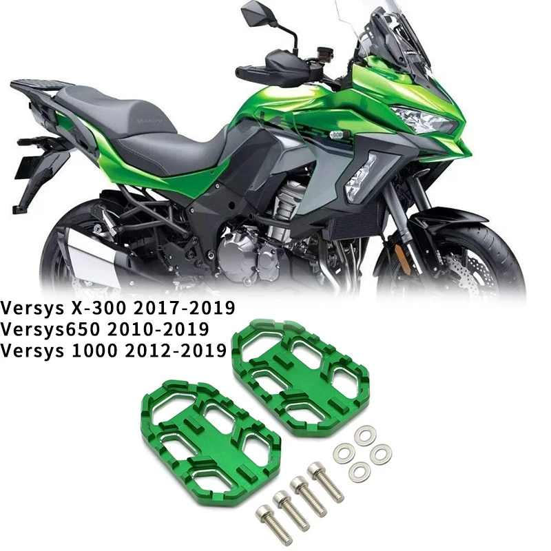 Motorcycle Wide Foot Peg Foot Pegs Footrest for Kawasaki VERSYS X300