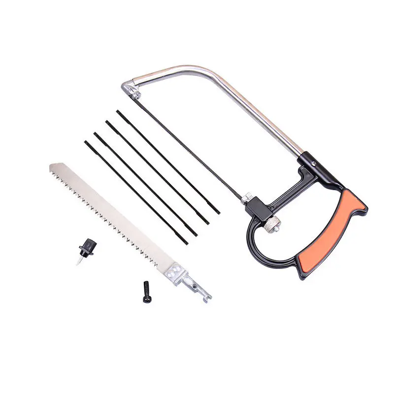 

8 in 1 Mental Mini Saw Hacksaw DIY Hand Saw for Wood Woodworking Saws Set Kit Multi Purpose Hobby Tool cutting PVC wood