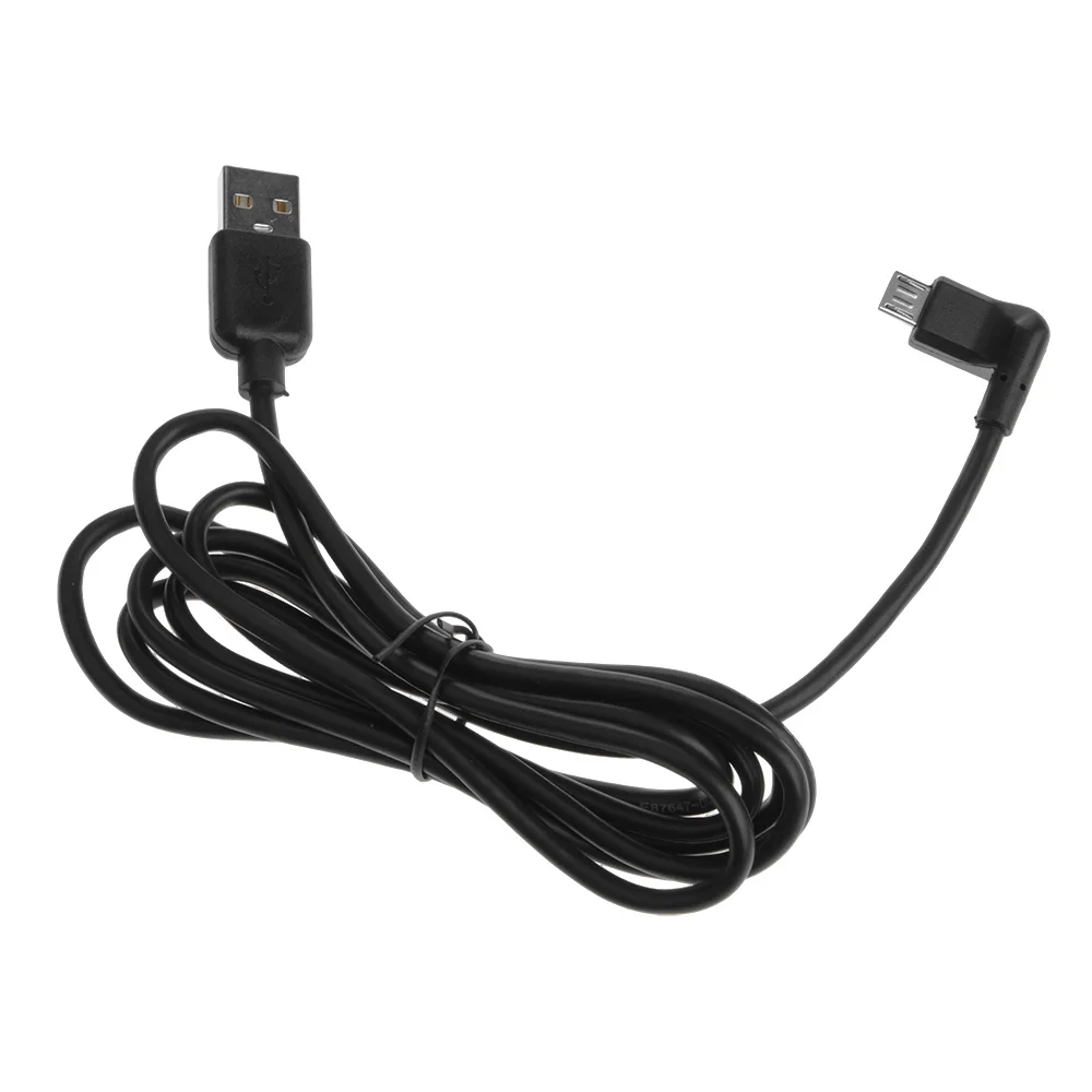 Прочное автомобильное зарядное устройство с микро-usb кабелем Сменный адаптер Черный для Tomtom Start 25 50 5V 1.2A пластиковый материал