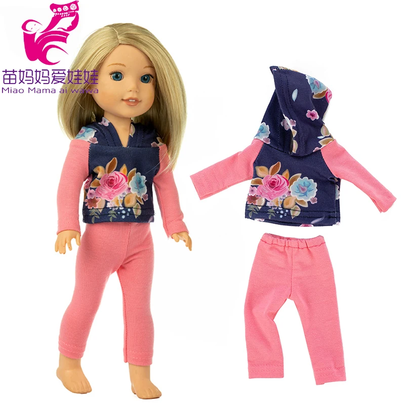 Костюм для куклы Wellie Wishers размером 14,5 дюйма, штаны, одежда Camille Ashlyn Kendall Emerson, штаны, 38 см, Одежда для куклы Нэнси, подарок для девочки - Цвет: A7