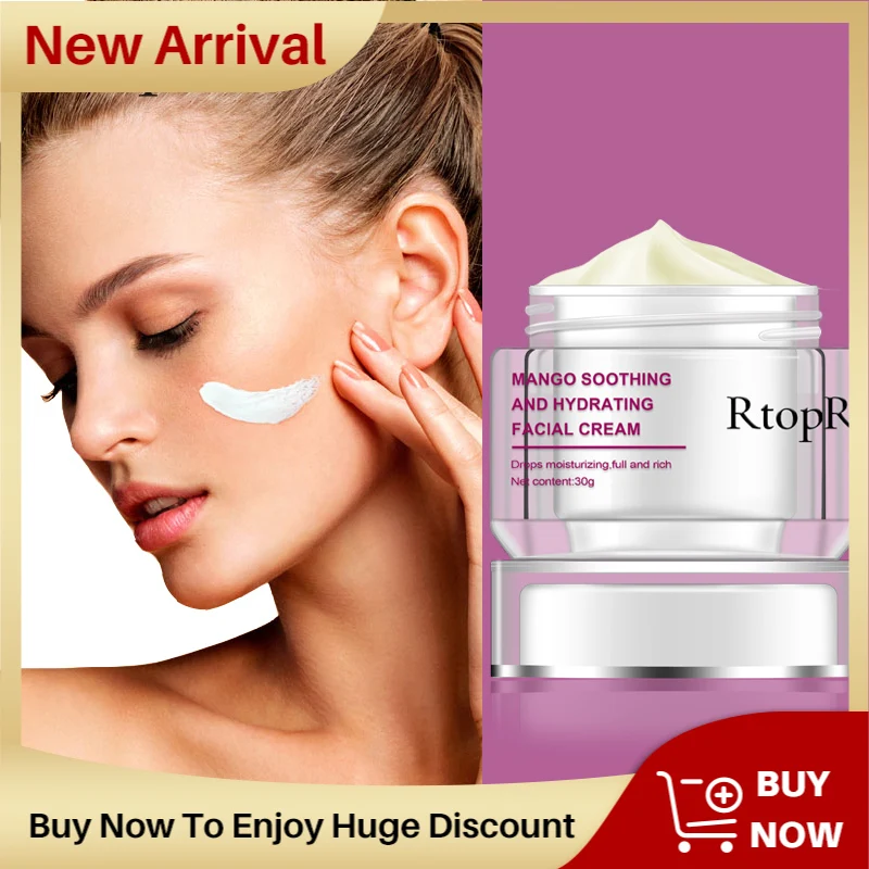 

RtopR Face Cream Anti-Wrinkle Anti Aging Whitening Mango Bright Moisturizing Liquid Tights Nourishing Shrink Pores High Quality