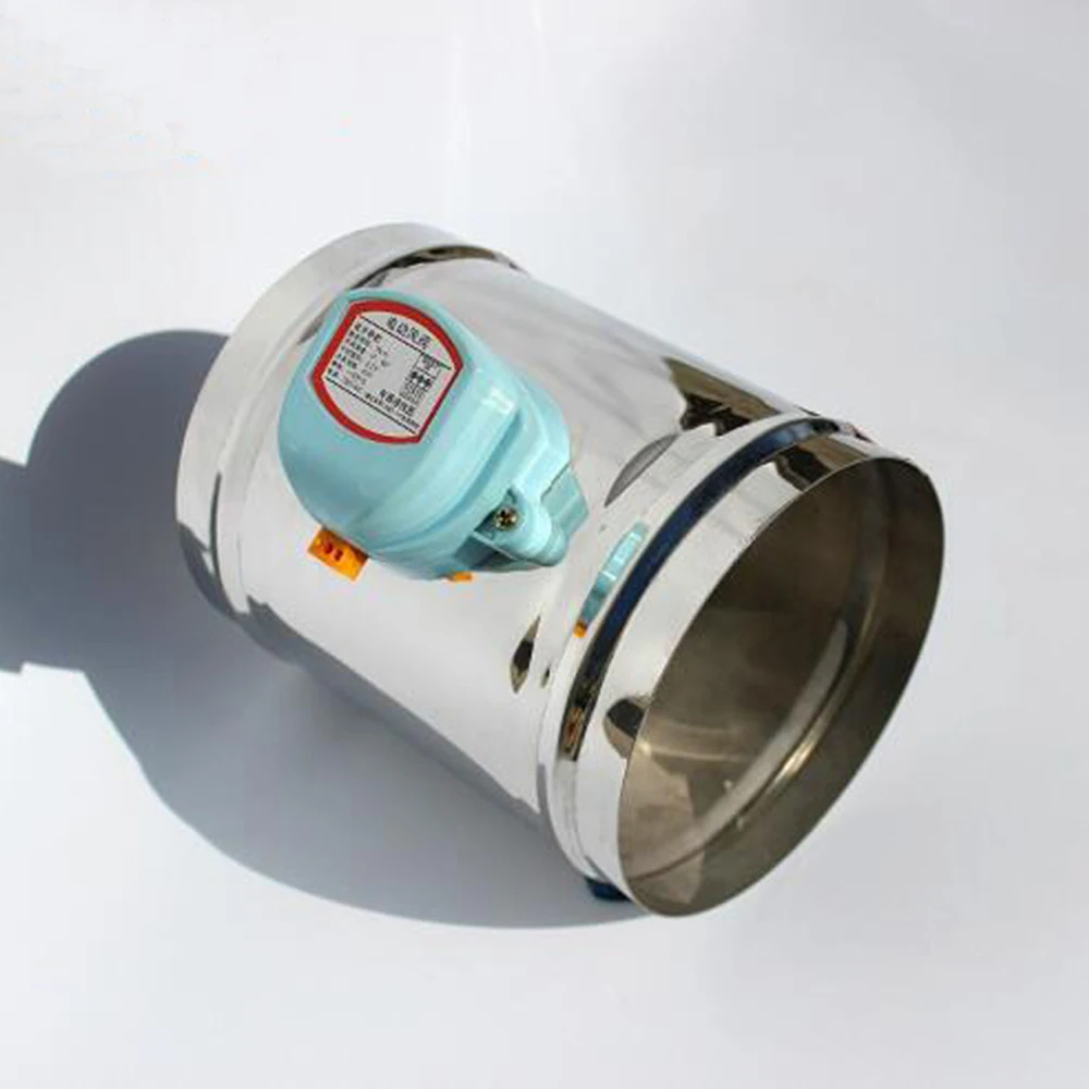 valvula eletrica de aco inoxidavel da valvula ar tipo apertado ar amortecedor ar tubulacao ventilacao 05